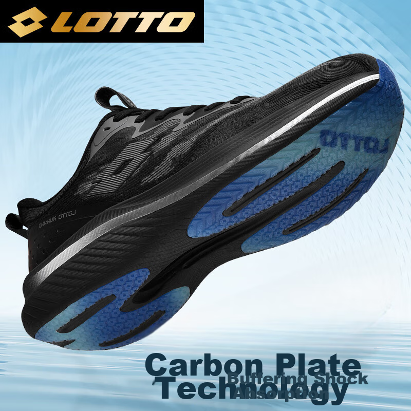 LOTTO Running Shoes for Men, Carbon Plate Shock Absorption, Breathable, Lightwei...