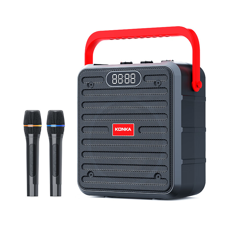 Konka KW3 Bluetooth Speaker Square Dance Outdoor Electric Wood Guitar Folk Singi...