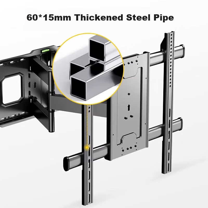 Junao Ultra-thin Retractable TV Wall Mount 40-90 Inch Rotating Bracket Embedded...