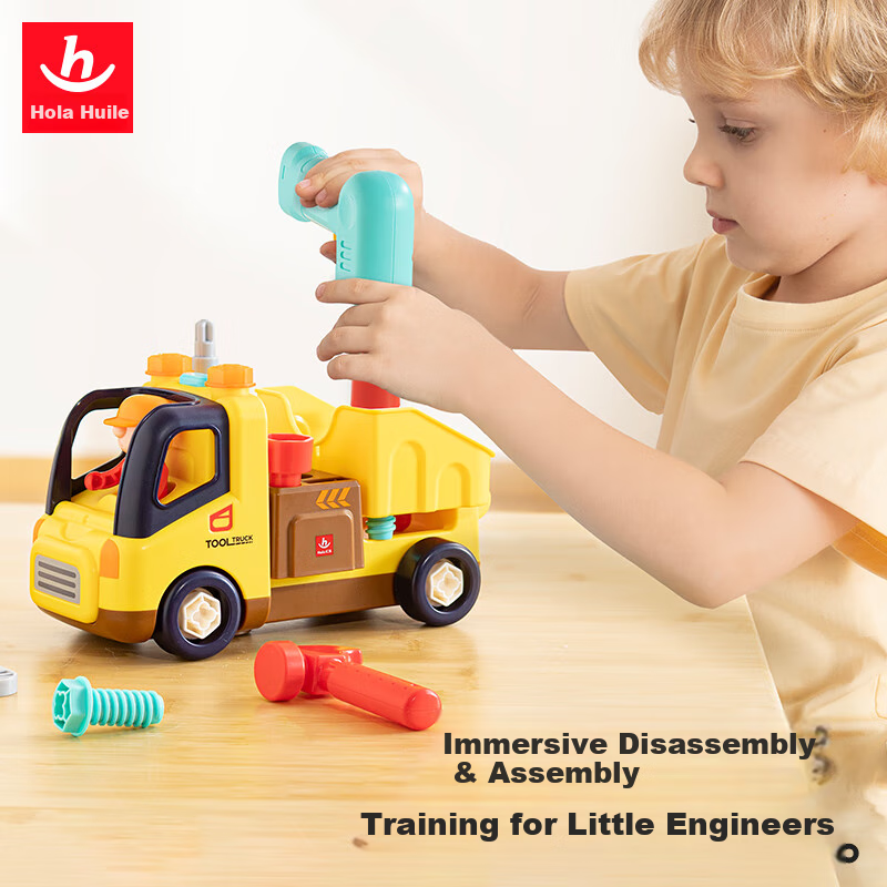 HUILE TOYS Disassembly Engineering Truck 2nd Generation Baby Toddler Children To...