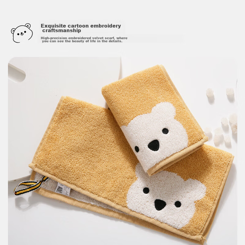 Jinhao Children's Towel, 100% Pure Cotton, Small Towel, Baby Towel, Square Towel...