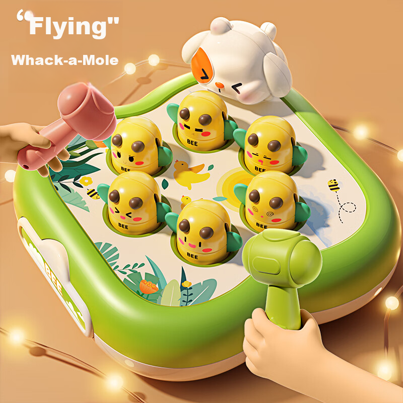 Kakabei Baby Toy, 0-6 Months Whack-A, Early Education Hammering Game, for Boys A...