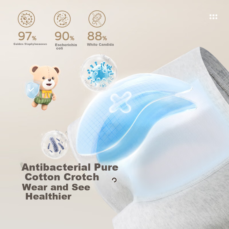 Rabi Boys' Cotton Boxer Briefs, Pack of 5, Special Color, Size 140