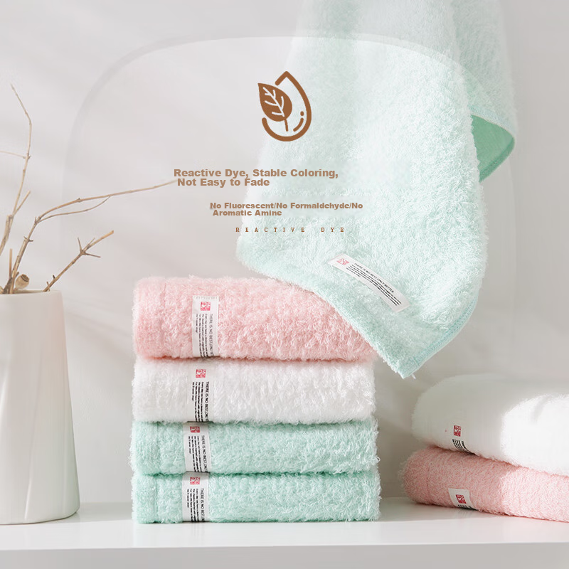 Jinhao Towels, 100% Pure Cotton Face Towels, 60s High-Count Combed Cotton, Grade...