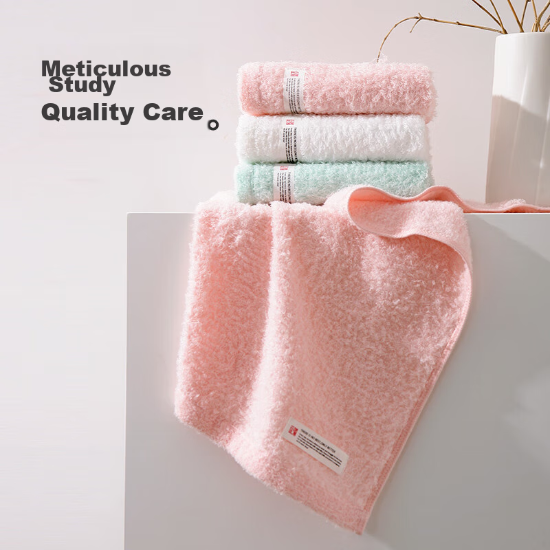 Jinhao Towels, 100% Pure Cotton Face Towels, 60s High-Count Combed Cotton, Grade...