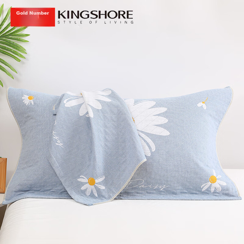 Jinhao Pure Cotton Pillowcase, 3A Antibacterial Three-Layer All-Cotton Enlarged...