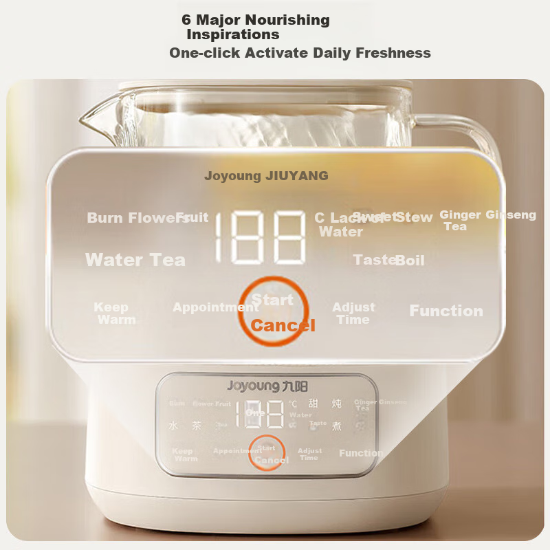 Joyoung 1L Small Capacity Health Pot Hot and Cold Multi-Functional Electric Kett...