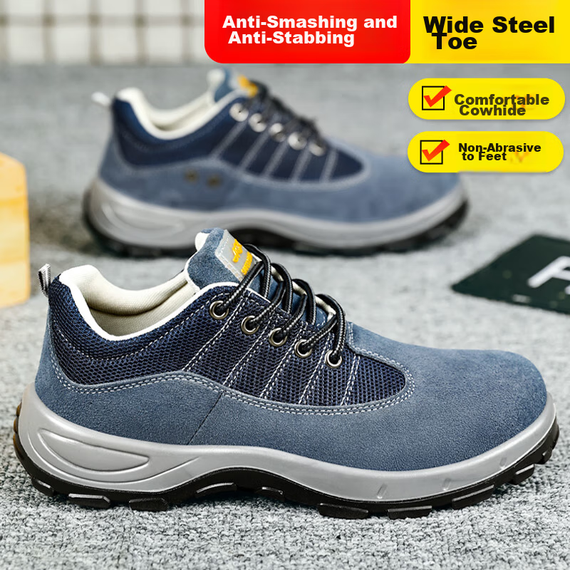 JUNBU Safety Shoes for Men, Winter Steel Toe Cap, Anti-Smashing, Anti-Puncture,...