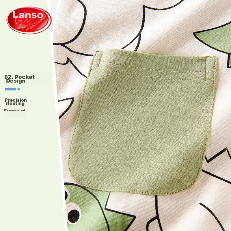 Langsha Children's Pajamas for Boys, Spring And Summer Thin Style, for Older Chi...