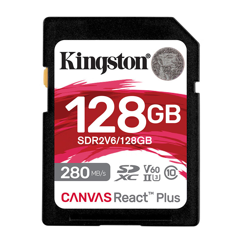 Kingston 128GB SD Memory Card U3 V60 4K Digital Camera Memory Card, Read Speed 2...