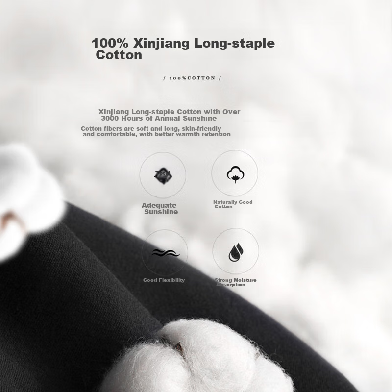 Langsha Men's Cotton Pajama Pants, 7A Antibacterial, Large Size, Sports Casual,...