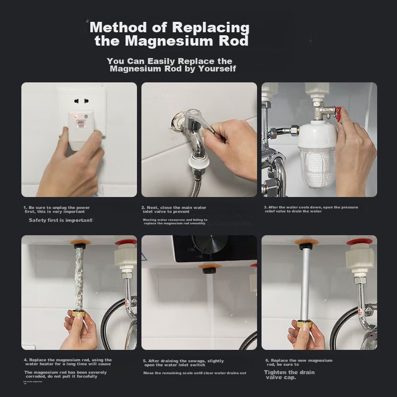 Kerui Rimei Water Heater Magnesium Rod, 60 Liters Universal, Household Water Hea...