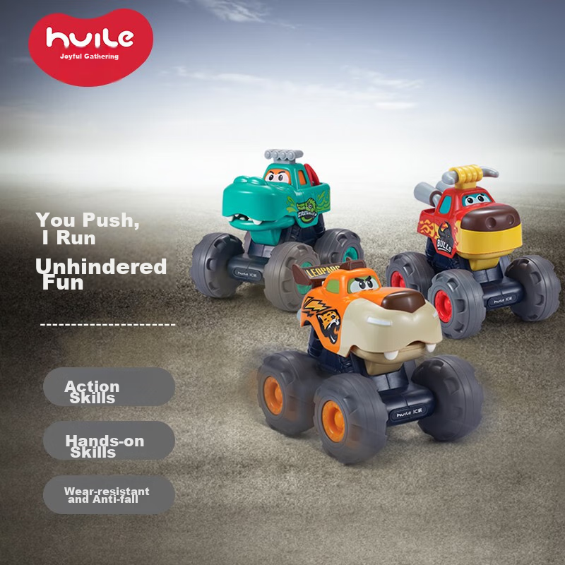 Huile Toy Car, Construction Vehicle, Off-Road Vehicle, for Infants And Toddlers,...