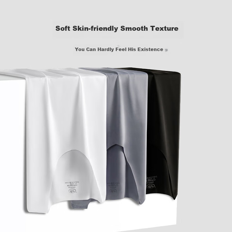 LangSha Men's Tank Top, Summer Ice Silk Thin Style, 7A Grade Antibacterial Seaml...