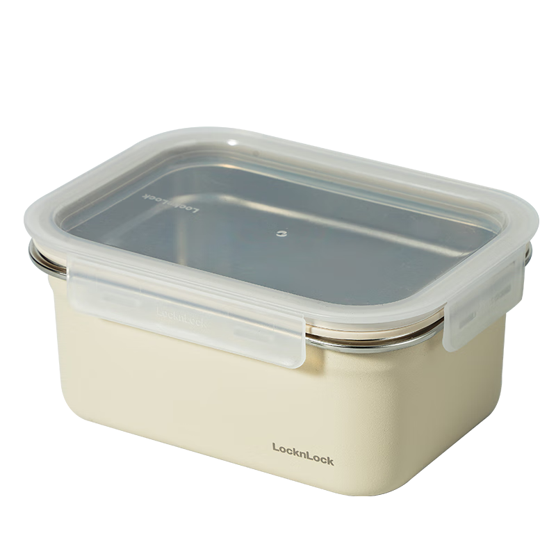 LOCK&LOCK Stainless Steel Food Storage Container, Airtight Refrigerator Kitchen...