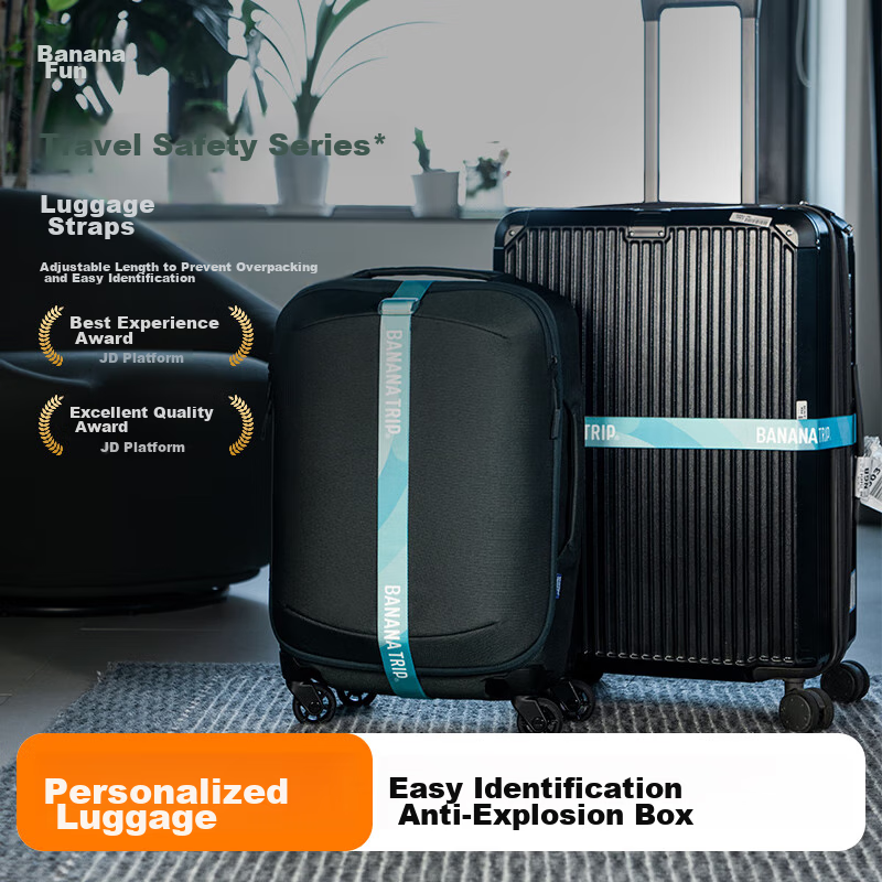 BANANA TRIP Luggage Strap, International Travel Packing Strap, Suitcase Fixing S...