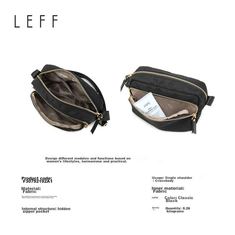 Lafu Handbag, Women's Crossbody Phone Bag, Lightweight Ladies' Shoulder Bag, Oxf...