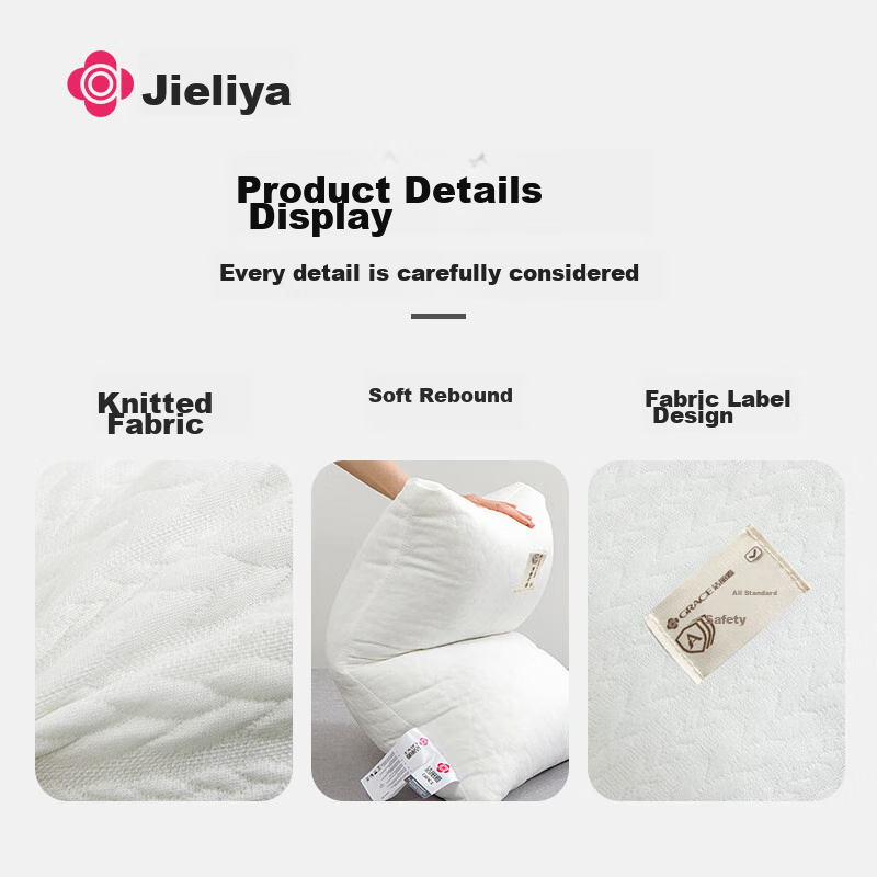 Grace A-Class Knitted Pillow Set of 2, Cervical Pillow for Adults, Sleeping Pill...