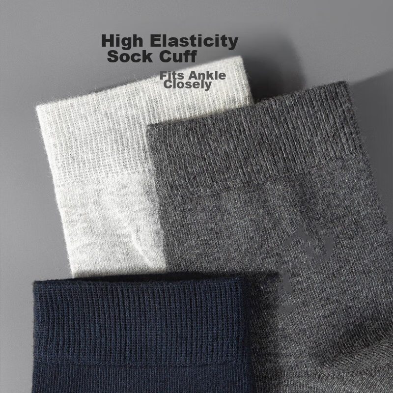 Langsha Men's Socks, Xinjiang Cotton Mid-Calf Socks, Spring And Summer Antibacte...