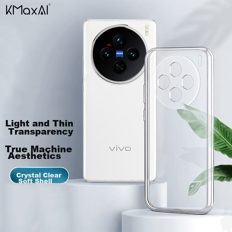 KMaxAI Phone Case for Vivo X100, Vivo X100 Protective Cover, Slim Full Lens Prot...