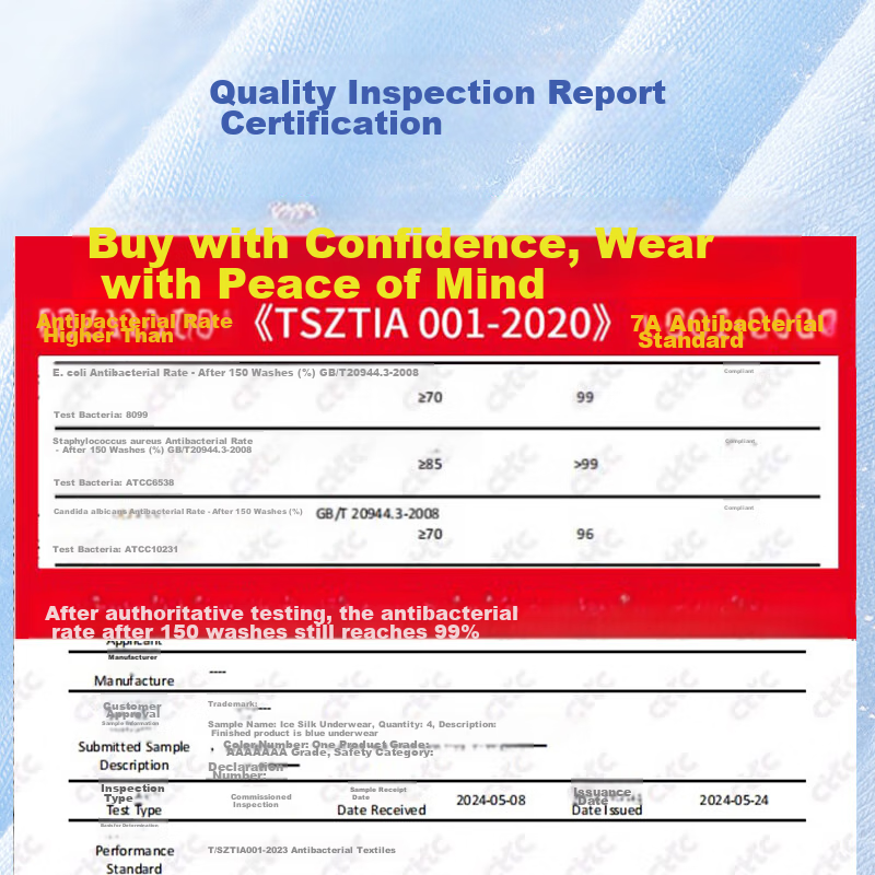 Langsha Youth Underwear for Boys, Puberty Summer Ice Silk Antibacterial Breathab...