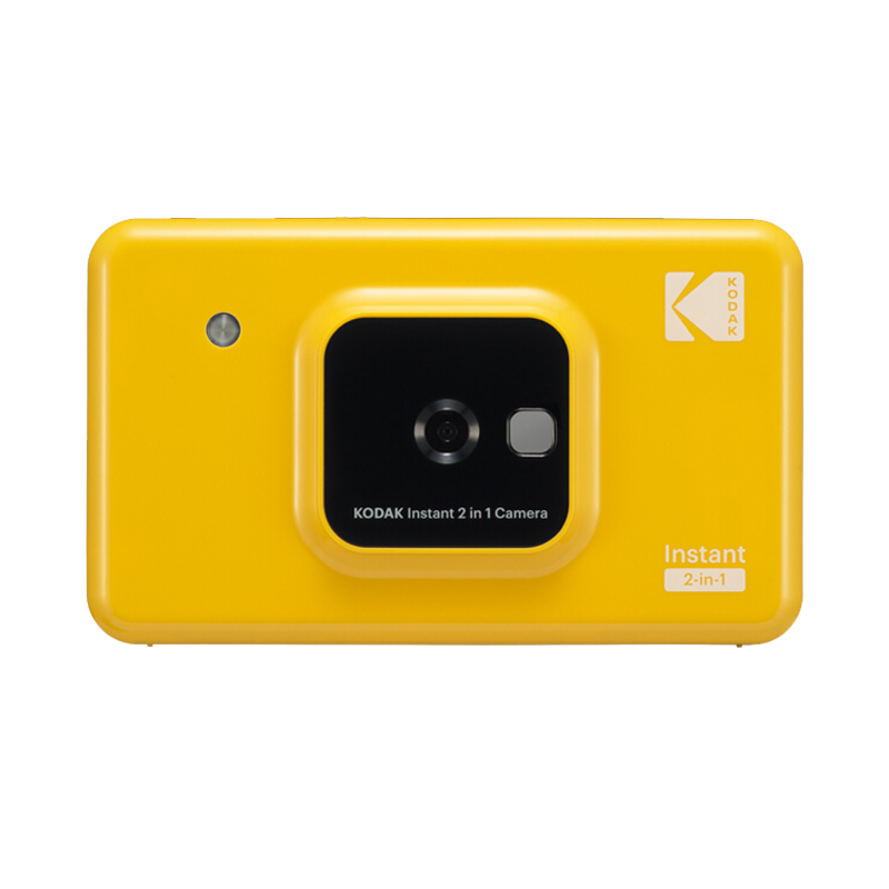 Kodak C210 Instant Camera, All-In Photo Printing Machine, Yellow, Gift Box Packa...