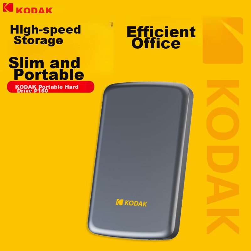 Kodak 500G External Portable Hard Drive, USB3.0, Mechanical Hard Drive, P150 Ser...