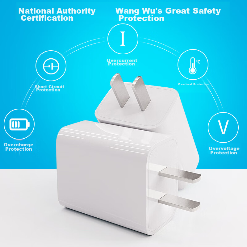 Lanwogang 10W Charger, 5V2A Adapter, Android Data Cable Set, Compatible with Hua...