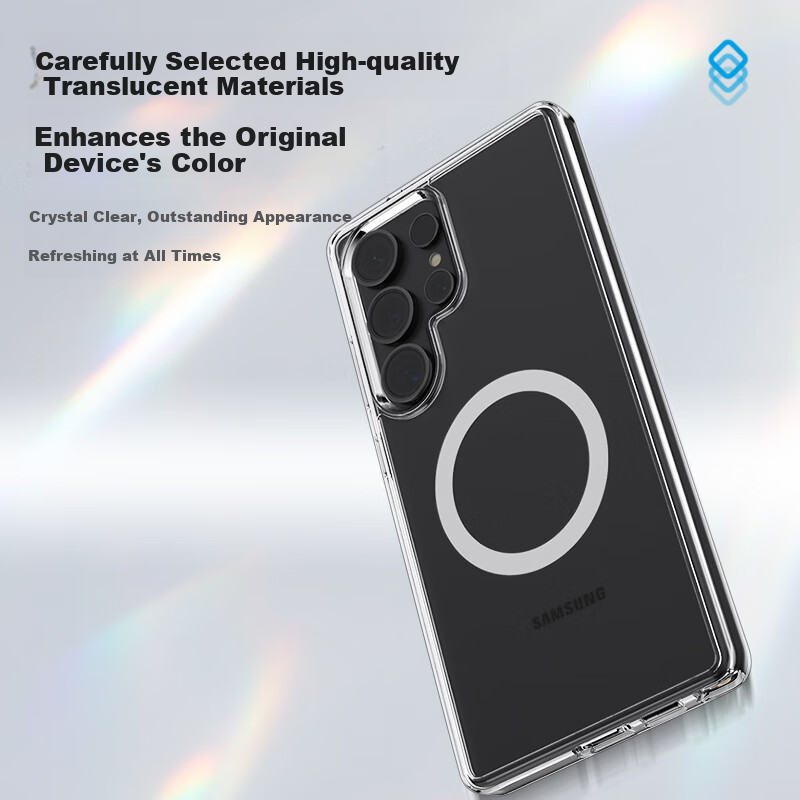 Mr. Blue Gorilla Transparent Magnetic Adsorption Anti-drop Anti-fingerprint Prot...