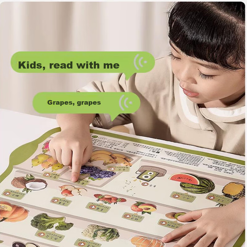 Leleyu Panda Sound Wall Chart, Early Education Learning Machine, Children's Toy,...