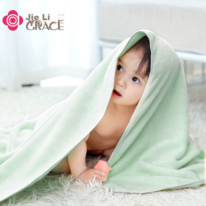 Grace A-Class Baby Bath Towel, Soft Coral Fleece Bath Towel for Boys And Girls,...