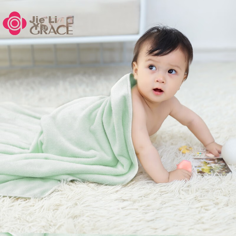 Grace A-Class Baby Bath Towel, Soft Coral Fleece Bath Towel for Boys And Girls,...