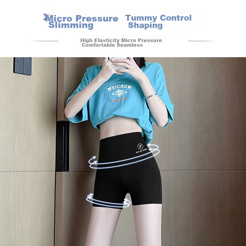 LangSha Shark Shorts for Women, Thin High-Waist Tummy Control And Butt-Lifting,...