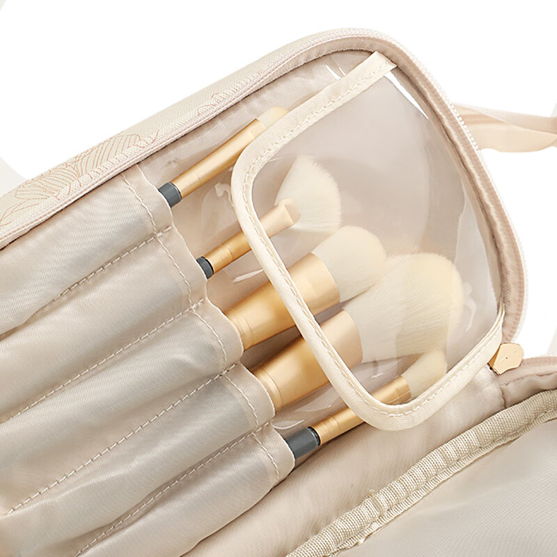 Lehuo Travel Cosmetic Bag Printed Portable Large Capacity High Value Washable Sk...