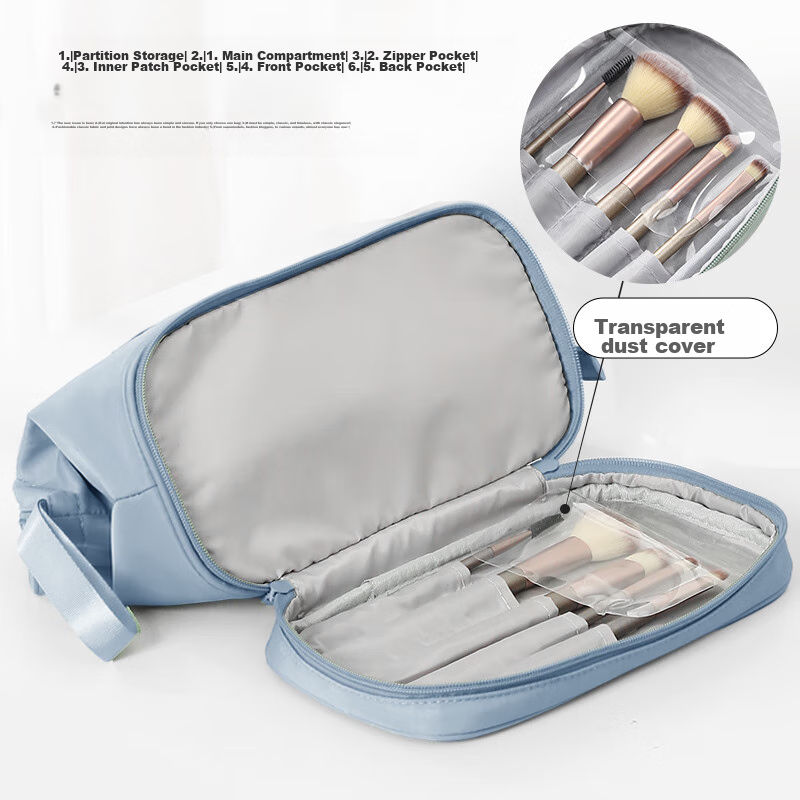 Lively Travel Cosmetic Bag, Portable, for Women, Large Capacity, for Business Tr...