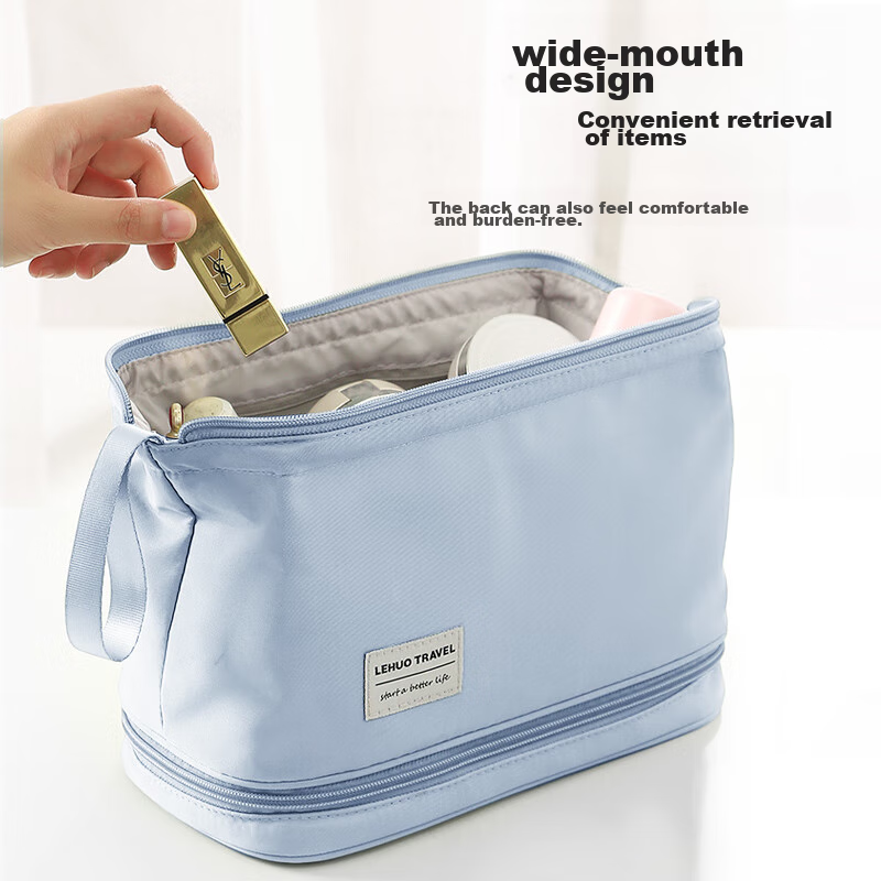 Lively Travel Cosmetic Bag, Portable, for Women, Large Capacity, for Business Tr...