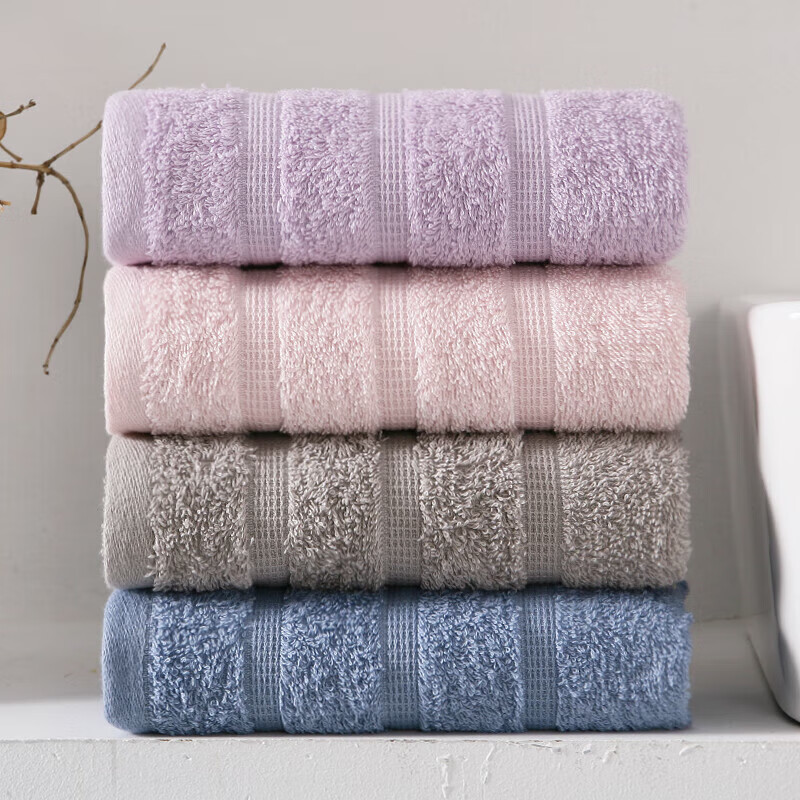 Jinhao Towels, 100% Pure Cotton, Face Towels, Absorbent Cotton Face Towels, High...