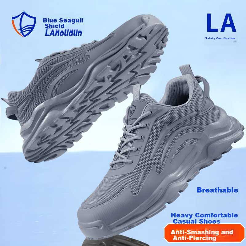 Blue Owl Shield Safety Shoes for Men, 10KV Insulated, Ultra-Light, Breathable fo...