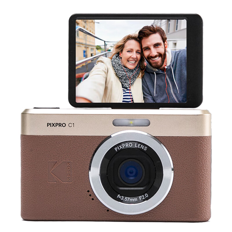 Kodak C1 Flip Screen 2.8-inch 13MP 26mm Wide Angle 1080P HD Ultra-thin Portable...