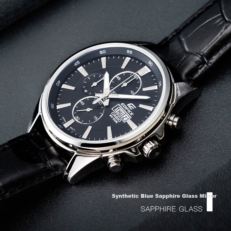 CASIO Business Casual Leather Belt Men's Watch Men's Watch Christmas Gift for Bo...