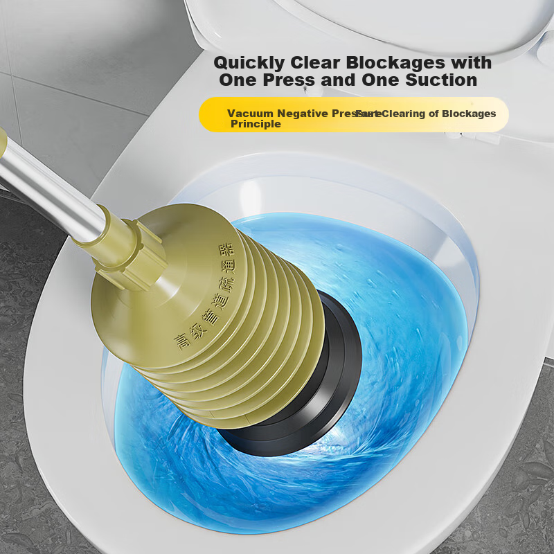 Jiajie Excellent Product Toilet Plunger Toilet Sucker Scrubber Brush Toilet Plun...