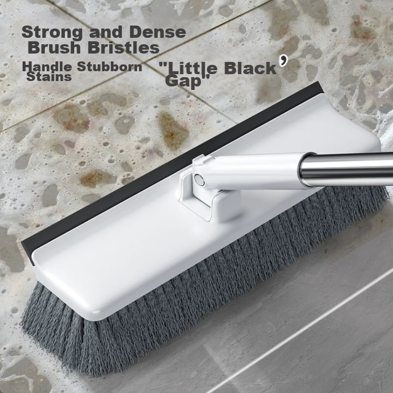 Jiabangshuo Multi-Functional Long-Handle Scrubber, Bathroom Hard Bristle Floor B...