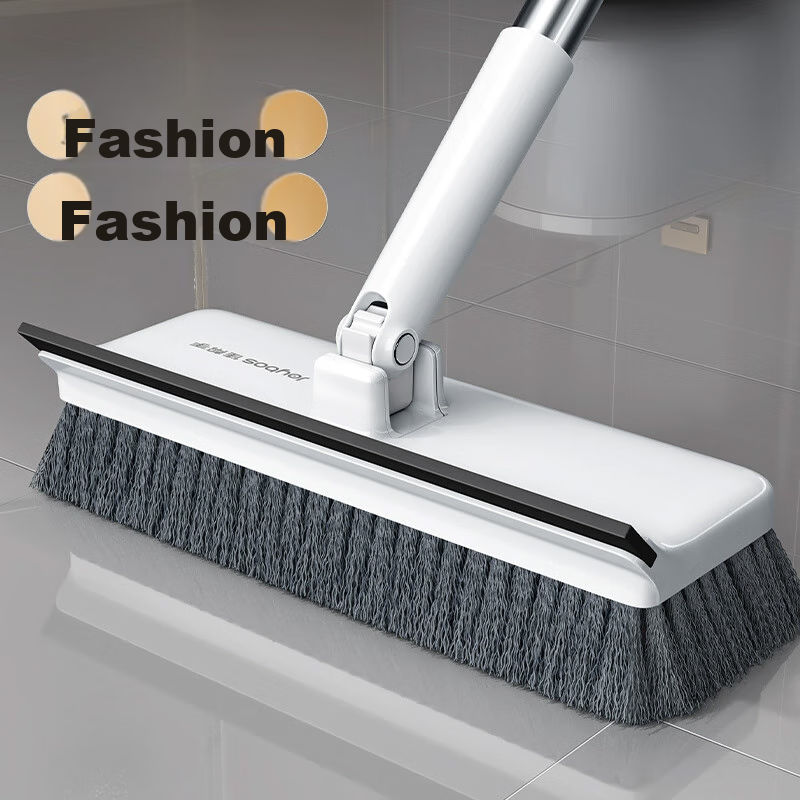Jiabangshuo Multi-Functional Long-Handle Scrubber, Bathroom Hard Bristle Floor B...