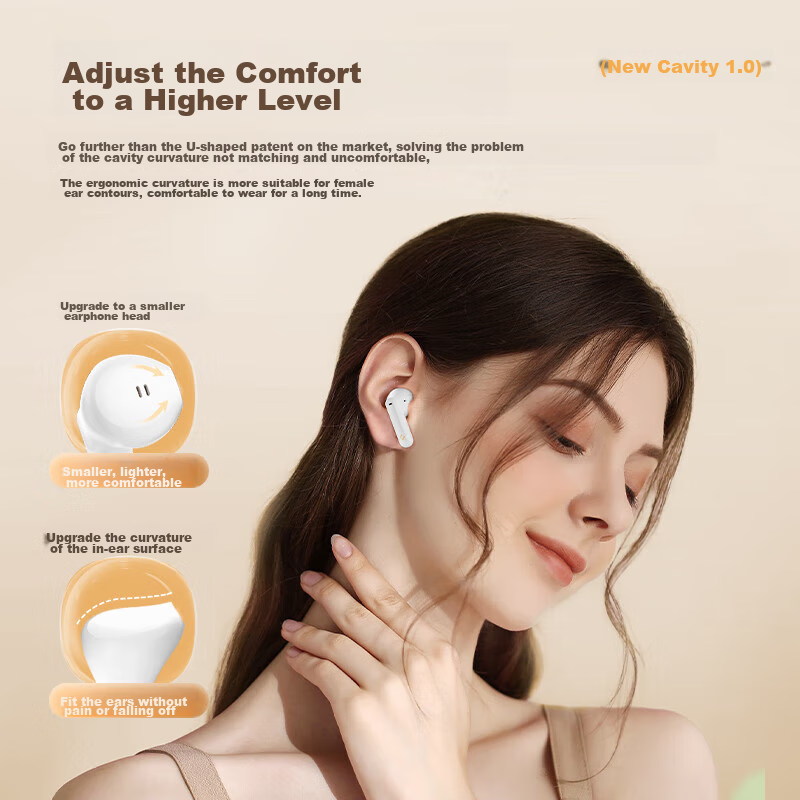 HAVIT [5,000+ Positive Reviews] True Wireless Bluetooth Earbuds Semi In-Ear Spor...