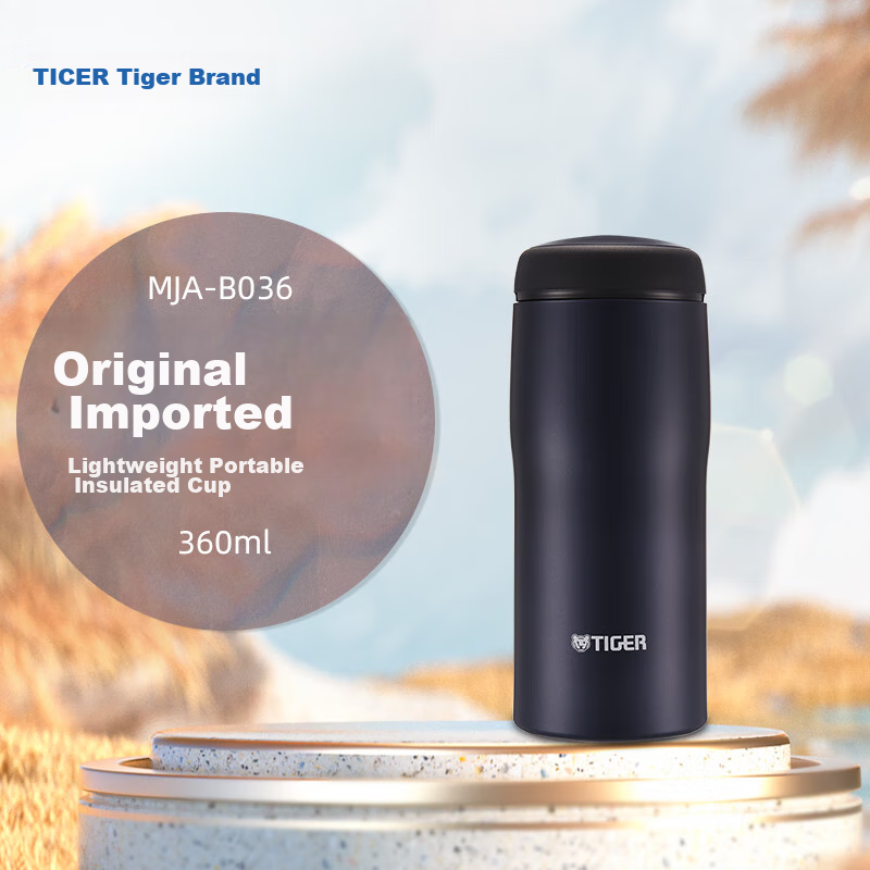 TIGER Stainless Steel Insulated Tumbler, Original Import, Water Bottle for Men A...