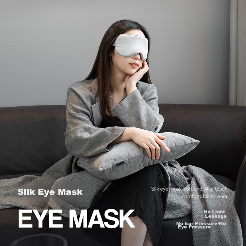 BANANA TRIP Silk Eye Mask, Double-Sided Skin-Friendly, Light-Blocking, Adjustabl...