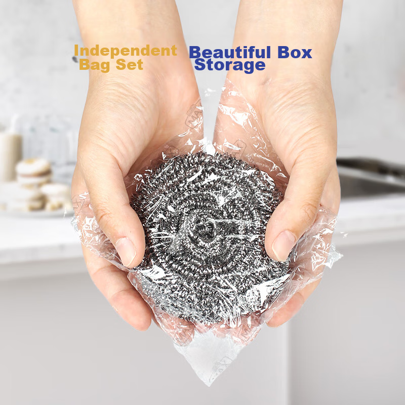 Hui Zao 40g Steel Wool Pot Scrubber, Large Size, Dish Washing, Low Shedding, 12...