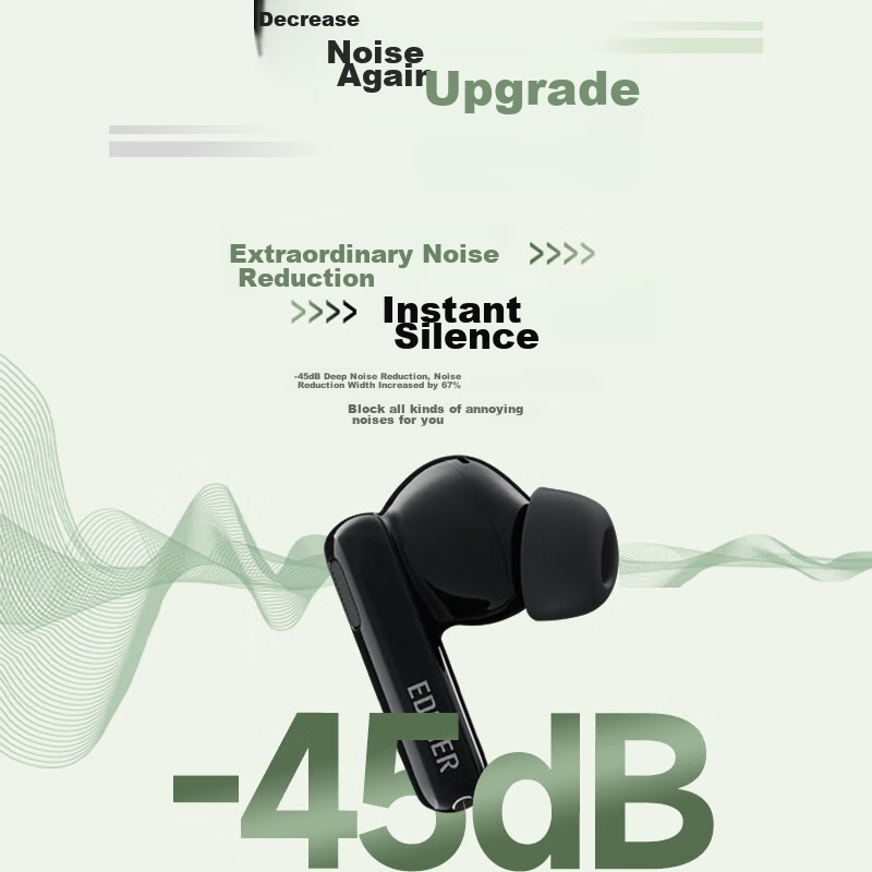 Edifier Lolli Pro3 True Wireless Noise-Cancelling Bluetooth Earbuds, Coaxial Dua...