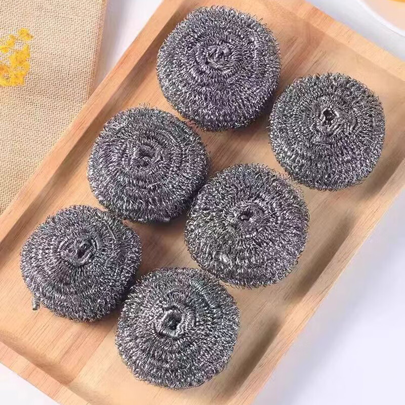 Ruibao Food-Grade Stainless Steel Wire Scrubbers for Home And Commercial Use, 30...