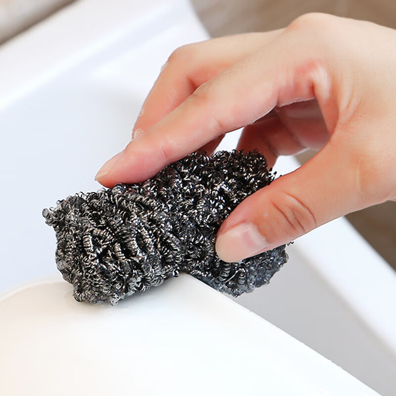 Jiecheng Stainless Steel Large Wire Scrubbers, 20 Grams Each, 20 Pieces Per Pack...